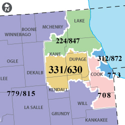 Area Code 630 - Northeastern Illinois | RingCentral Local Number